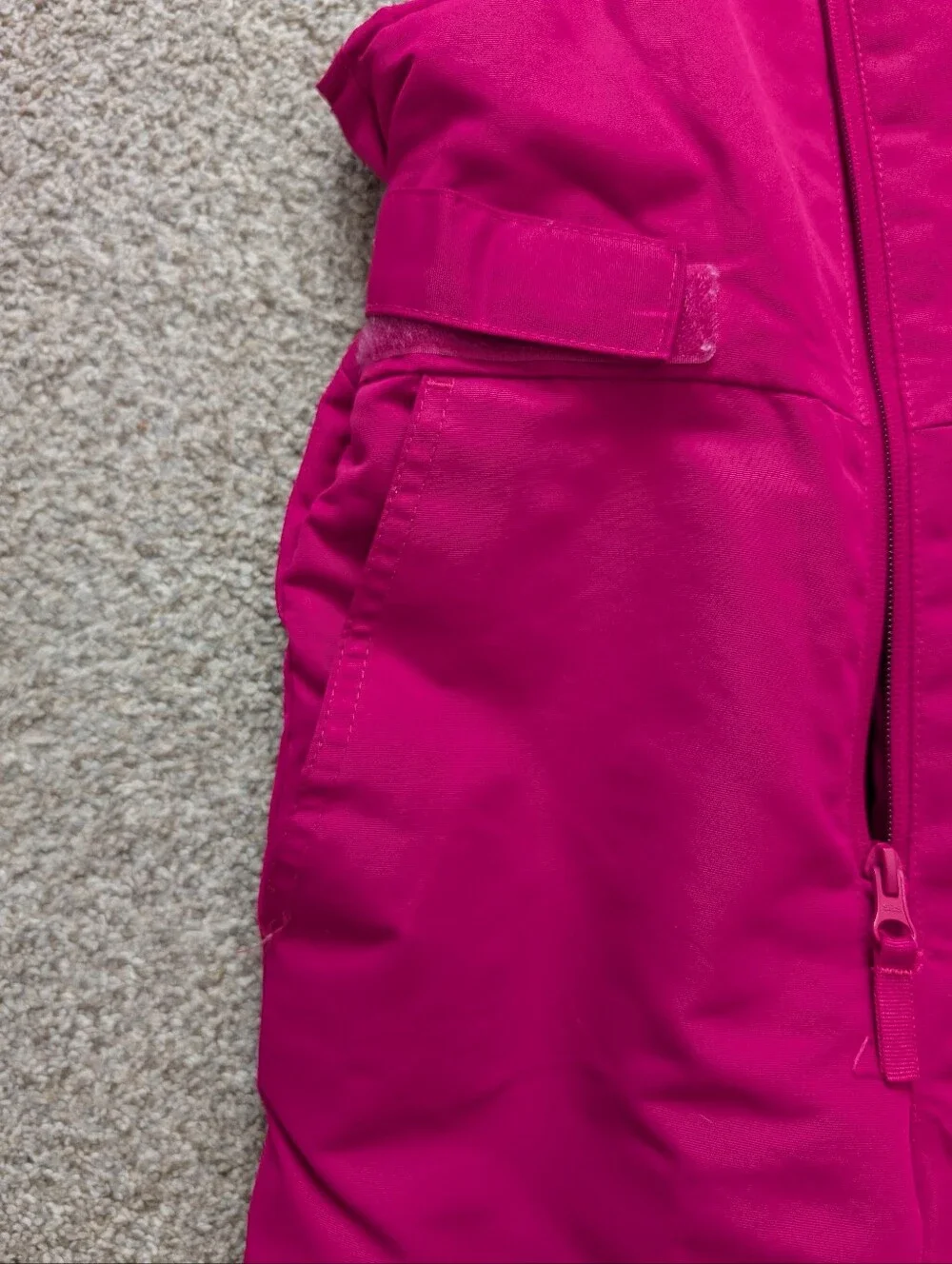 Swiss Tech Hot Pink Kids Snow Bib Overalls Size XS 4-5